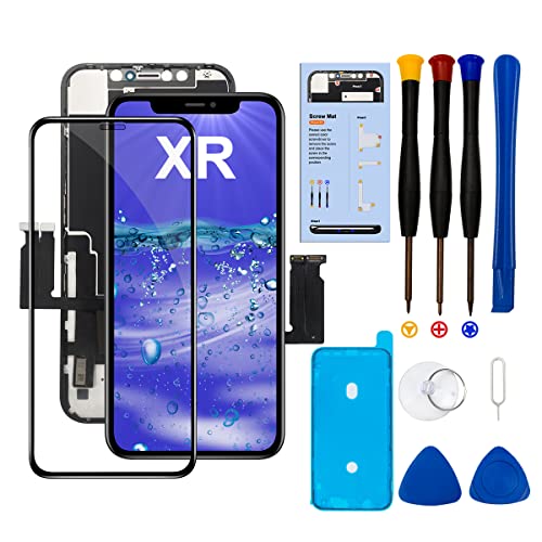 Amazon.co.jp: Tearue for iPhone XR 液晶パネル,XR フロントパネル